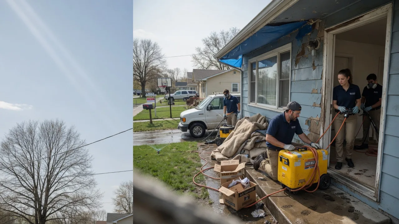 Basement Flood Cleanup in Athens, WV near me